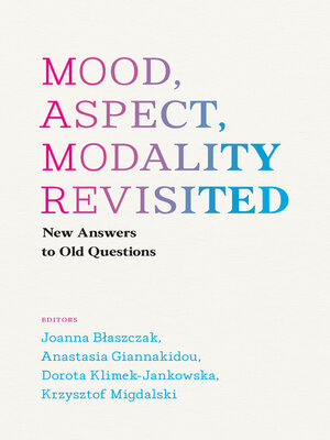 cover image of Mood, Aspect, Modality Revisited